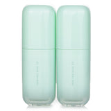 Laneige Skin Veil Base EX SPF 28 Duo Set in mint green, features 2x30ml bottles for radiant, even-toned complexion and sun protection.