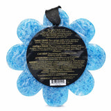 Luxurious blue soap sponge infused with Freesia Pear fragrance and natural extracts for a rejuvenating spa-like experience.