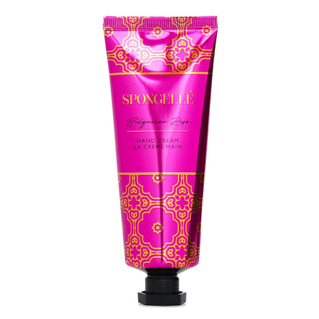 Luxurious Bulgarian Rose hand cream with hydrating ingredients for soft, supple hands; paraben-free, vegan, and eco-friendly.