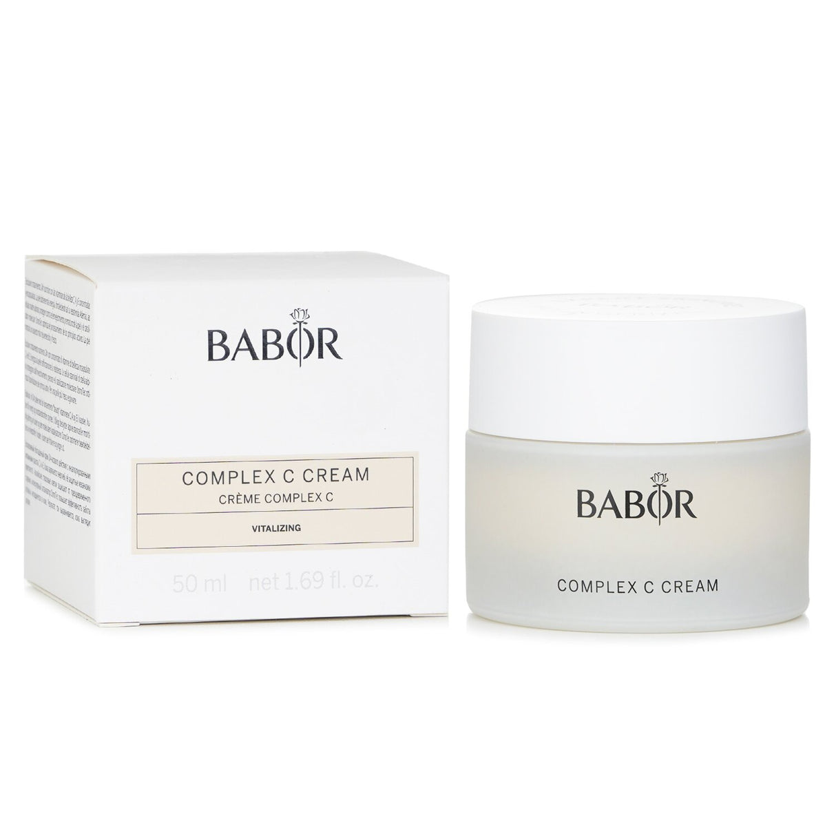 Babor - Complex C Cream in a 50ml jar, enriched with vitamins and Alpine Stem Cells for radiant, youthful skin.