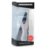 Tweezerman Lash Guard and Comb for defined, clump-free lashes with an ergonomic design and transparent body for visibility.