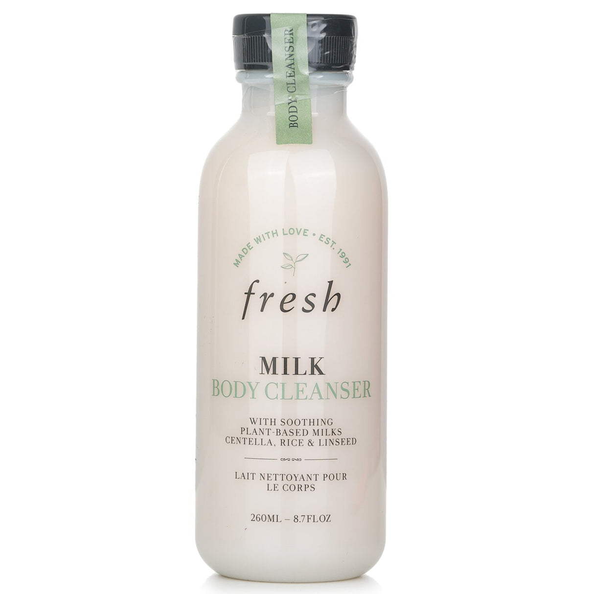 Luxurious Fresh Milk Body Cleanser in 260ml, designed for gentle cleansing while moisturizing and soothing the skin.