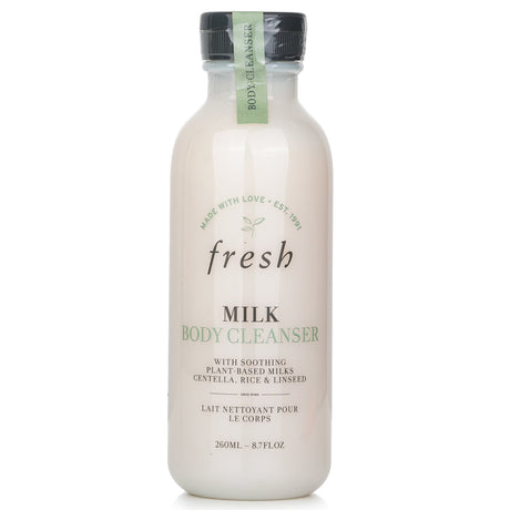 Luxurious Fresh Milk Body Cleanser in 260ml, designed for gentle cleansing while moisturizing and soothing the skin.