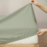 400 Thread Count Egyptian Cotton Fitted & Pillow Case  Single Basil