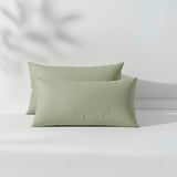 400 Thread Count Egyptian Cotton Fitted & Pillow Case  Single Basil