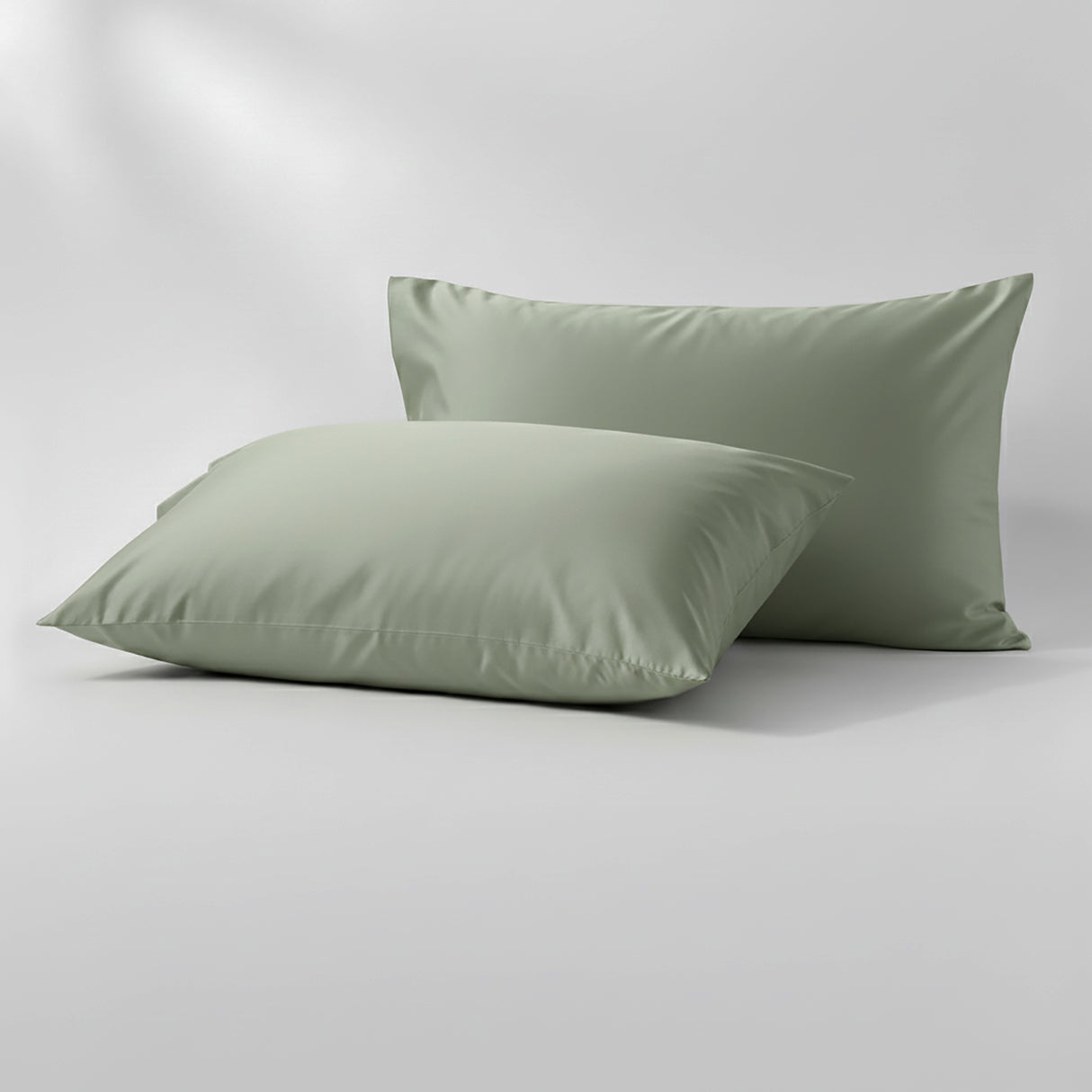 400 Thread Count Egyptian Cotton Fitted & Pillow Case  Single Basil