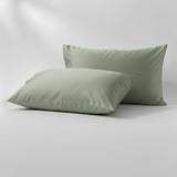 400 Thread Count Egyptian Cotton Fitted & Pillow Case  Single Basil