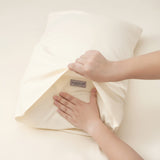 400 Thread Count Egyptian Cotton Fitted & Pillow Case  Deep King Vanilla