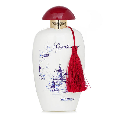 Luxurious 100ml Gyokuro Eau De Parfum featuring green tea essence and floral notes for an elegant fragrance experience.