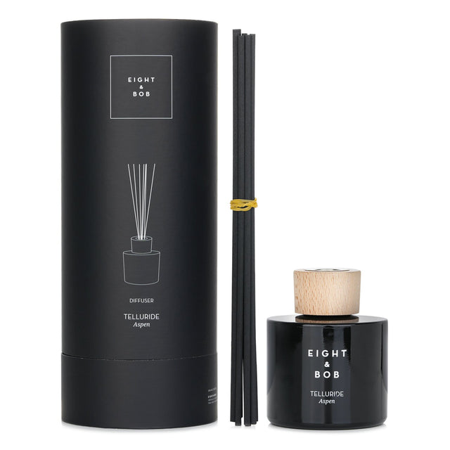 Elegant Eight & Bob Telluride diffuser (200ml) brings fresh mountain air and pine scents to your home decor.