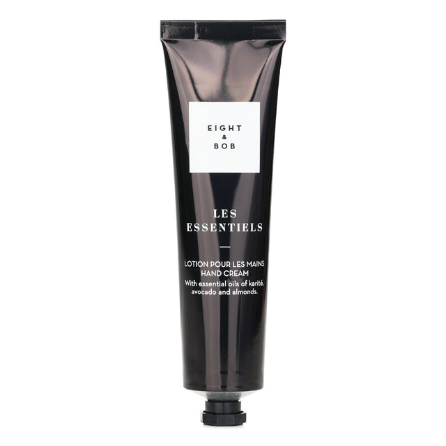 Luxurious Eight & Bob Les Essentiels Hand Cream (40ml) hydrates and softens, absorbs quickly, and protects against dryness.