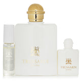 Trussardi Donna Life Style Mini Coffret featuring 50ml, 7ml, and 10ml Eau De Parfum sprays, perfect for fragrance lovers.