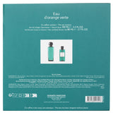 Luxurious Hermes Eau D'Orange Verte Coffret featuring 100ml cologne and 80ml shower gel, exuding vibrant citrus aromas.