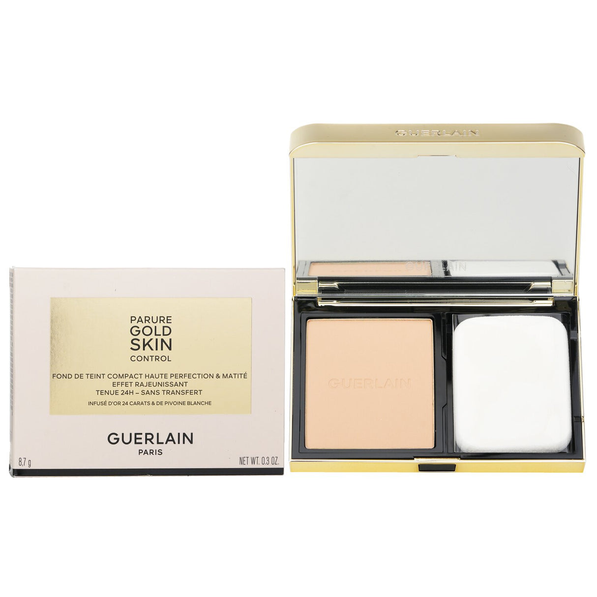Guerlain Parure Gold Skin Control High Perfection Matte Compact Foundation - # 3