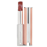 Givenchy Rose Perfecto Beautifying Lip Balm #501 Spicy Brown in a chic pink case, hydrating with a sheer, plumping effect.