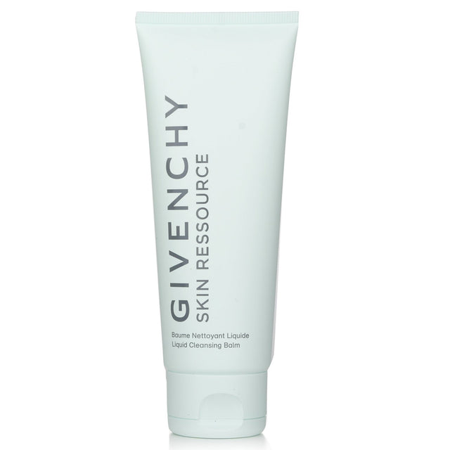 Givenchy Skin Ressource Liquid Cleansing Balm in 125ml melts into a soothing foam, purifying and rejuvenating all skin types.