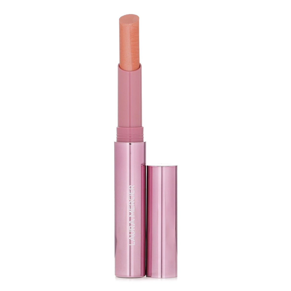 Vivid Laura Mercier High Vibe Lip Color #120 Joy, enriched with Guava oil for vibrant, smooth, and comfortable wear.