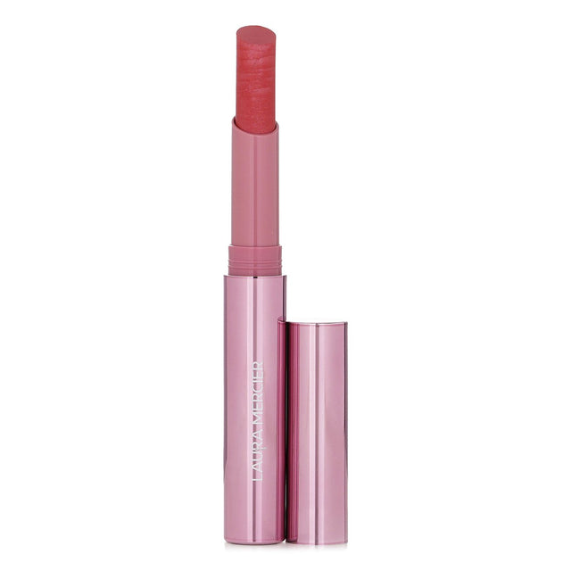 Vibrant Laura Mercier High Vibe Lip Color in #123 Blaze, featuring smooth application and nourishing Guava oil for comfort.