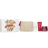 Luxurious Clarins Rituale Multi Intensive Set with Day Cream, Night Cream, and Cream Mask, all in an elegant pouch.