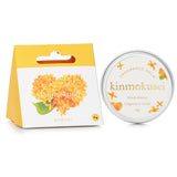 Luxury Kinmokusei Fragrance Balm by Daily Aroma Japan, infused with fragrant olive essence for tranquility and freshness.