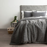 Cloud Linen  Stone Washed Cotton Waffle Comforter Set King/Super King Magnet