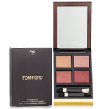 Tom Ford Eye Color Quad #40 Golden Hour featuring four luxurious shades in a sleek mirrored compact for versatile eye looks.