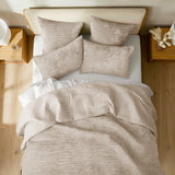 Renee Taylor Blake Velvet Coverlet Set Queen/King Nude