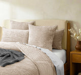 Renee Taylor Blake Velvet Coverlet Set Single/Double Nude