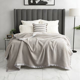Renee Taylor Australian 400 GSM Merino Wool Blanket Queen/King Sand