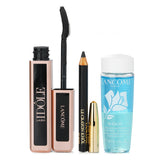 Lancome Lash Idole Mascara Set featuring volumizing mascara, black crayon khol, and non-oily cleanser for captivating eyes.