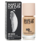 Make Up For Ever HD Skin Foundation #1Y16 (Y242) offers 24-hour, buildable coverage with a natural, semi-matte finish.