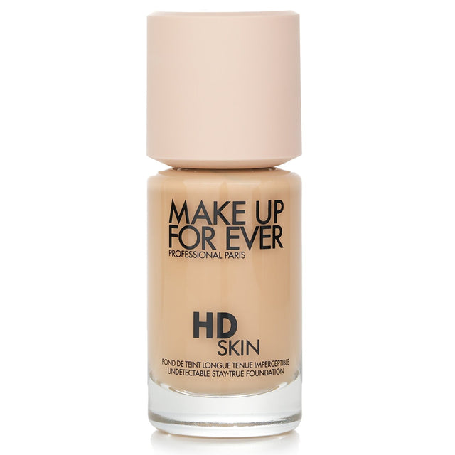 Make Up For Ever HD Skin Foundation #1Y16 (Y242) - 30ml, waterproof, long-lasting, buildable coverage for a flawless complexion.