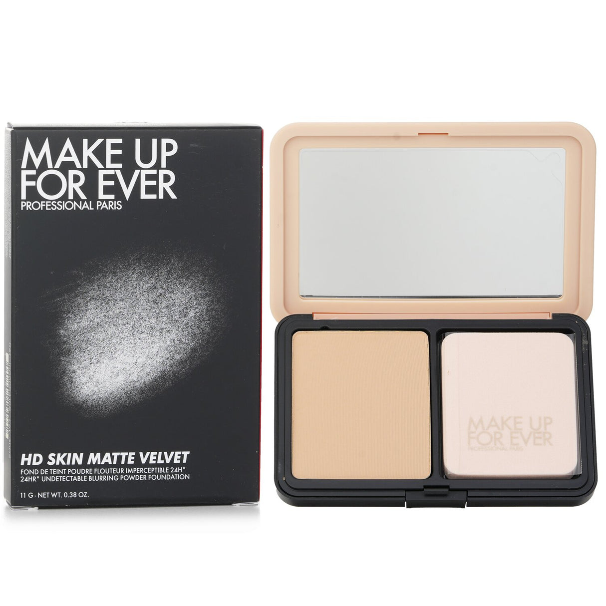 Make Up For Ever HD Skin Matte Velvet 24HR Undetectable Blurring Powder Foundati