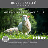 Renee Taylor Premium Australian Wool Quilt 550 GSM King