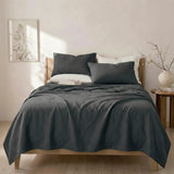 Renee Taylor Washed Linen Cotton Sheet Set Queen Magnet