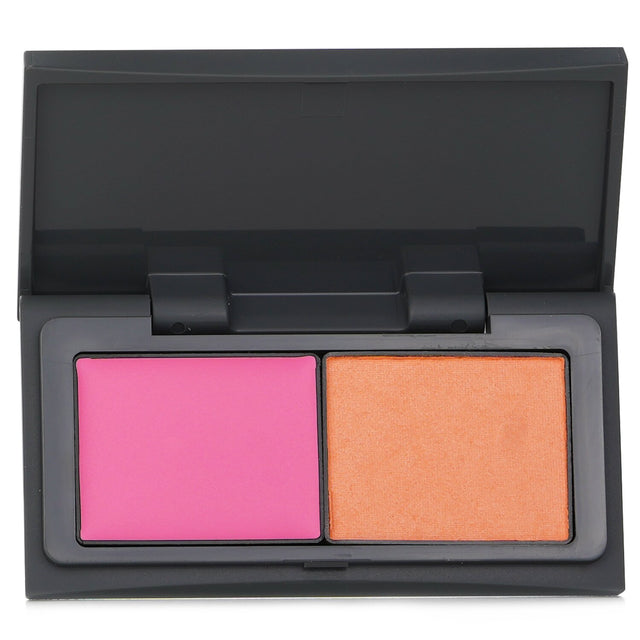 THREE Blown Away Blush Duo #03 Roam Free featuring cream and powder blush for a radiant, natural look.