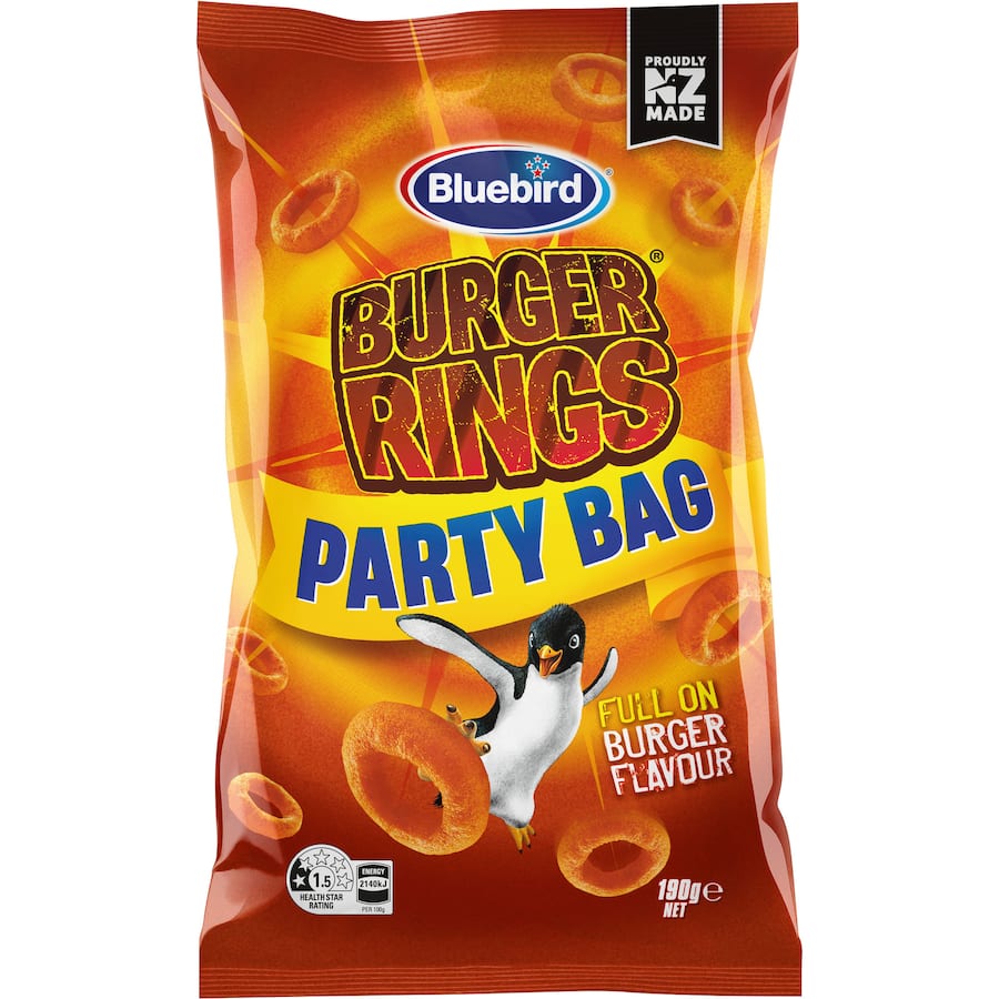 Bluebird Burger Rings Corn Snacks