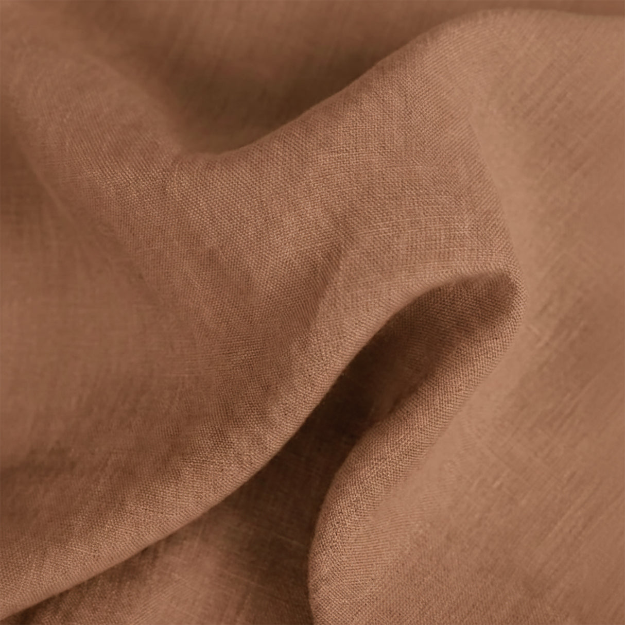 Renee Taylor Washed Linen Cotton Sheet Set King Terracotta