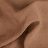 Renee Taylor Washed Linen Cotton Sheet Set Queen Terracotta