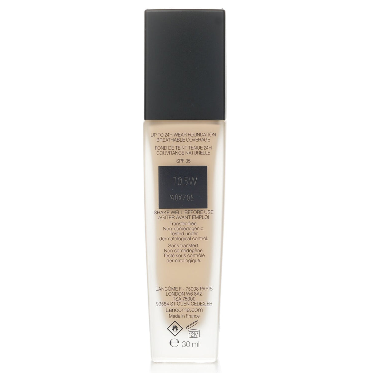 Lancome Teint Idole Ultra Wear Up To 24H Wear Foundation Breathable Coverage SPF