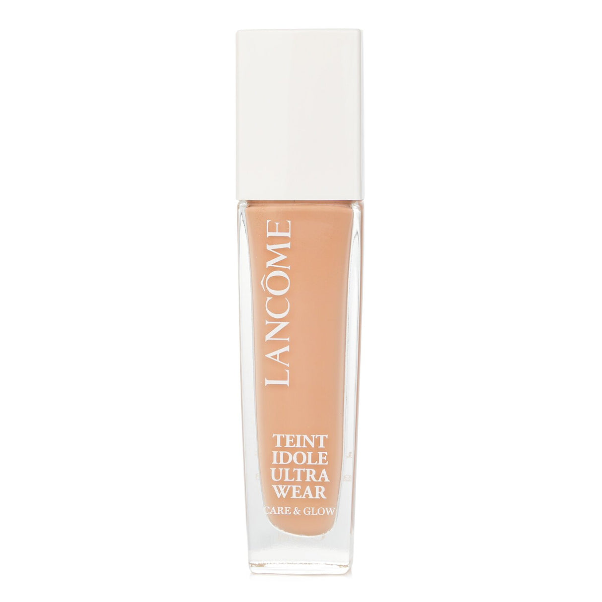 Luminous Lancome Teint Idole Ultra Wear Foundation SPF 25 in shade #220C, offering hydration and buildable medium coverage.