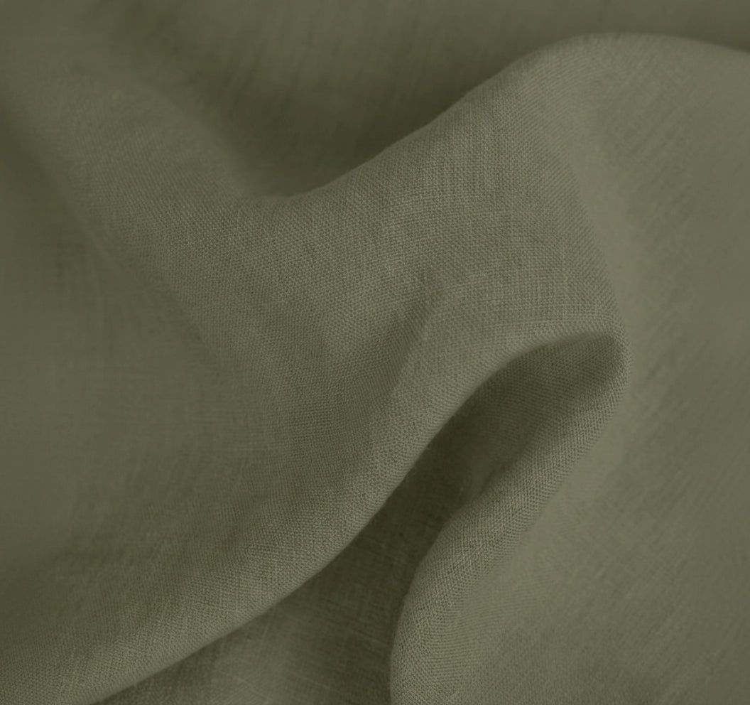 Renee Taylor Washed Linen Cotton Euro P/Case Leaf