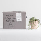 Renee Taylor 1000 Thread Count Egyptian Cotton Sheet Set Queen Ash
