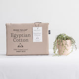 Renee Taylor 1000 Thread Count Egyptian Cotton Sheet Set Mega Queen Sand