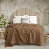 Renee Taylor Australian 400 GSM Merino Wool Blanket Single/Double Wood