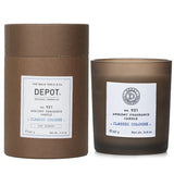 Luxurious Depot - No. 901 Classic Cologne candle (160g) radiating elegance and warmth, perfect for enhancing any space.