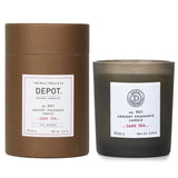 Dark Tea scented candle by Depot, 160g, hand-poured, ideal for ambiance and relaxation, stylish home décor.