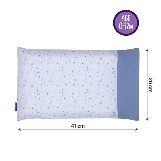 Clevafoam Baby Pillow Case - Blue - ClevaMama