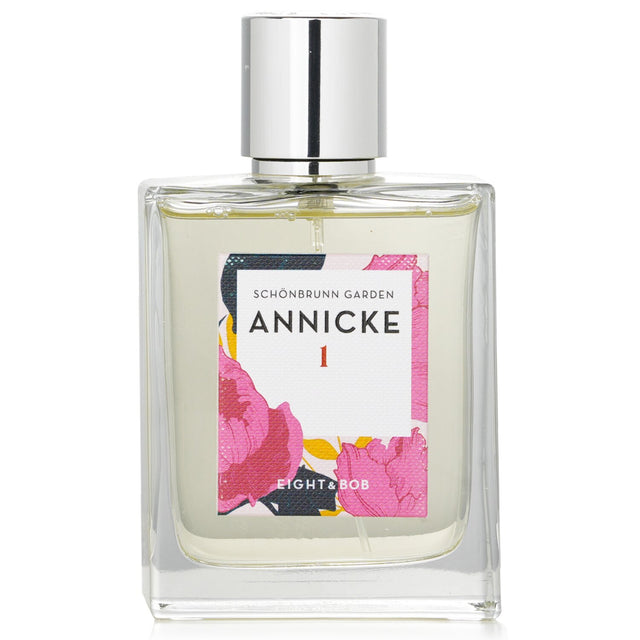 Elegant Eight & Bob Annicke 1 Eau De Parfum in a sophisticated 100ml bottle, featuring fresh citrus and romantic floral notes.