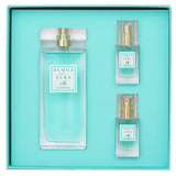 Luxurious Acqua Dell'Elba Classica Donna fragrance set with 100ml and two 15ml travel sprays, embodying Italian coastal beauty.